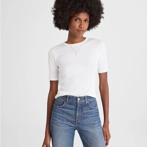 (Re)generative Cotton Ribbed Elbow-Sleeve Tee